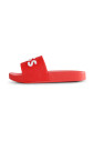 tongs-en-caoutchouc-rouge-avec-logo-blanc