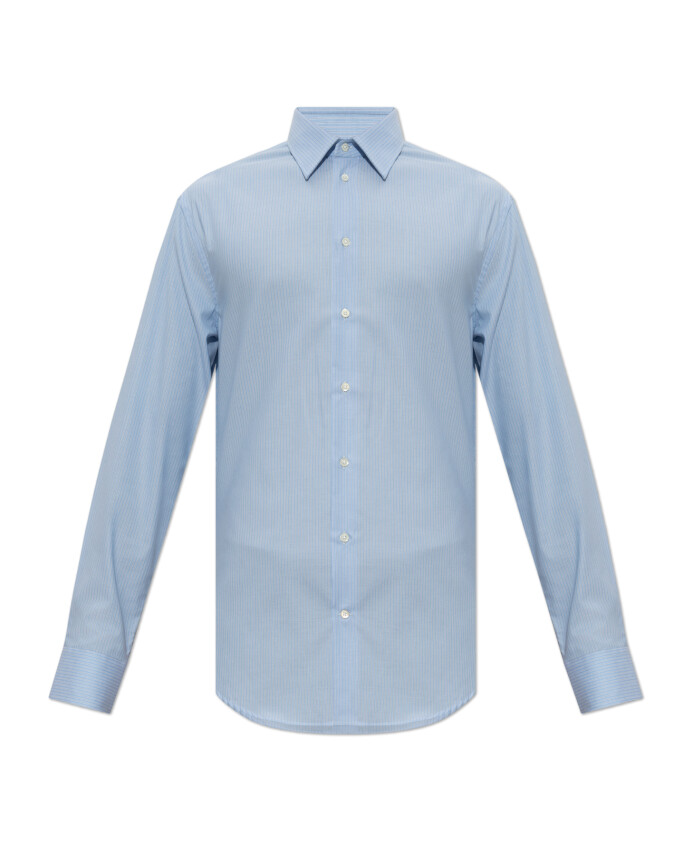 chemise-en-coton-raye-infroissable