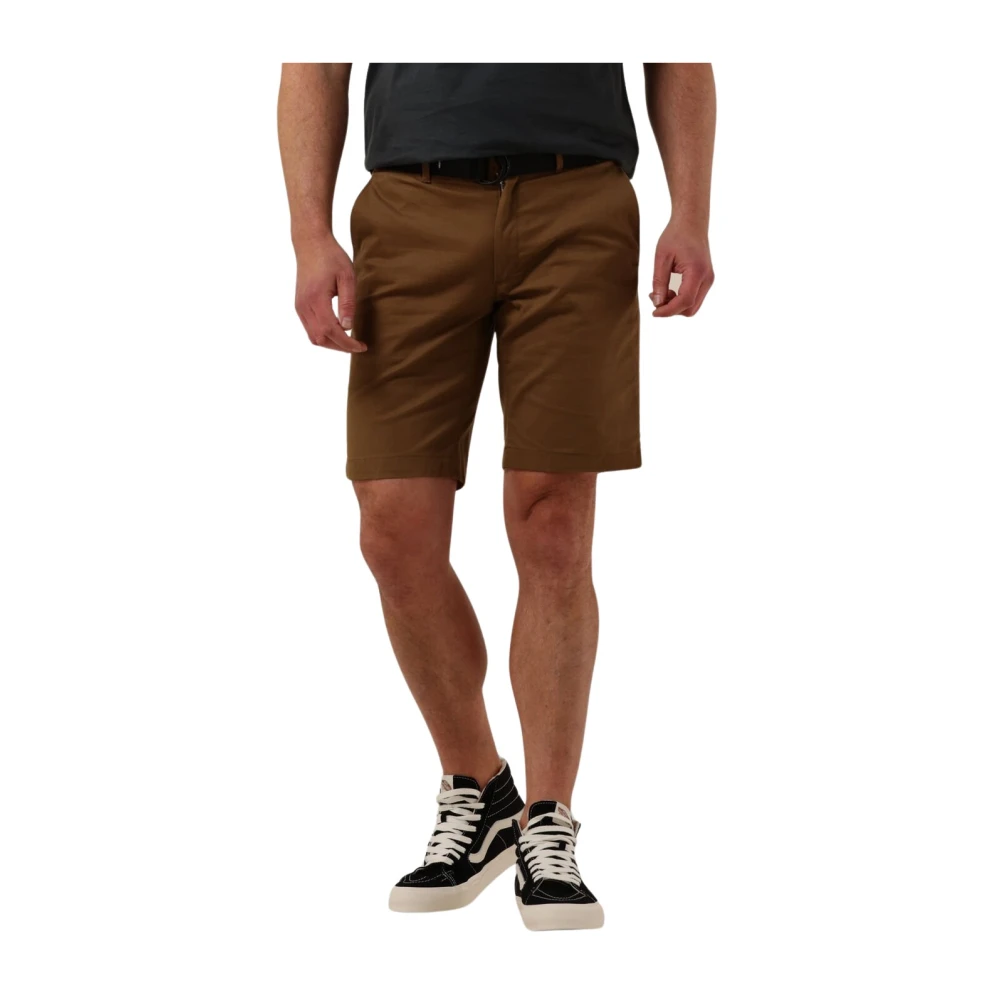 Calvin Klein Moderne Twill Slim Short Riem Brown Heren