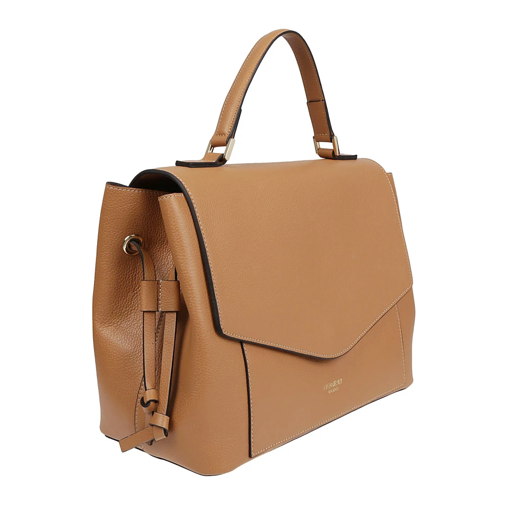 Avenue 67 Leren Kameel Tas Brown Dames