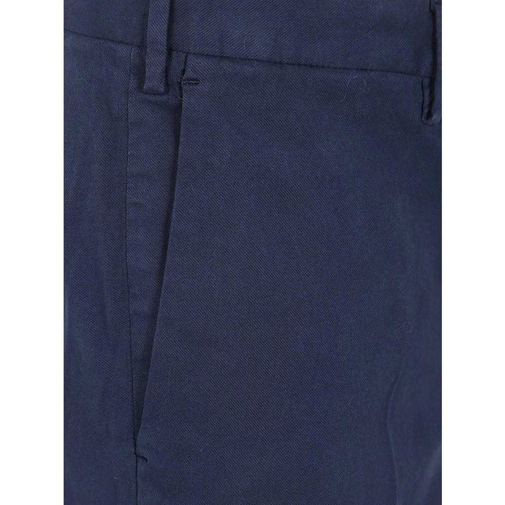 Incotex Slim Fit Casual Broek Blue Heren