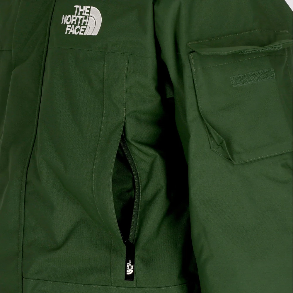 The North Face Waterdichte Lange Jas met Afneembare Capuchon Green Heren