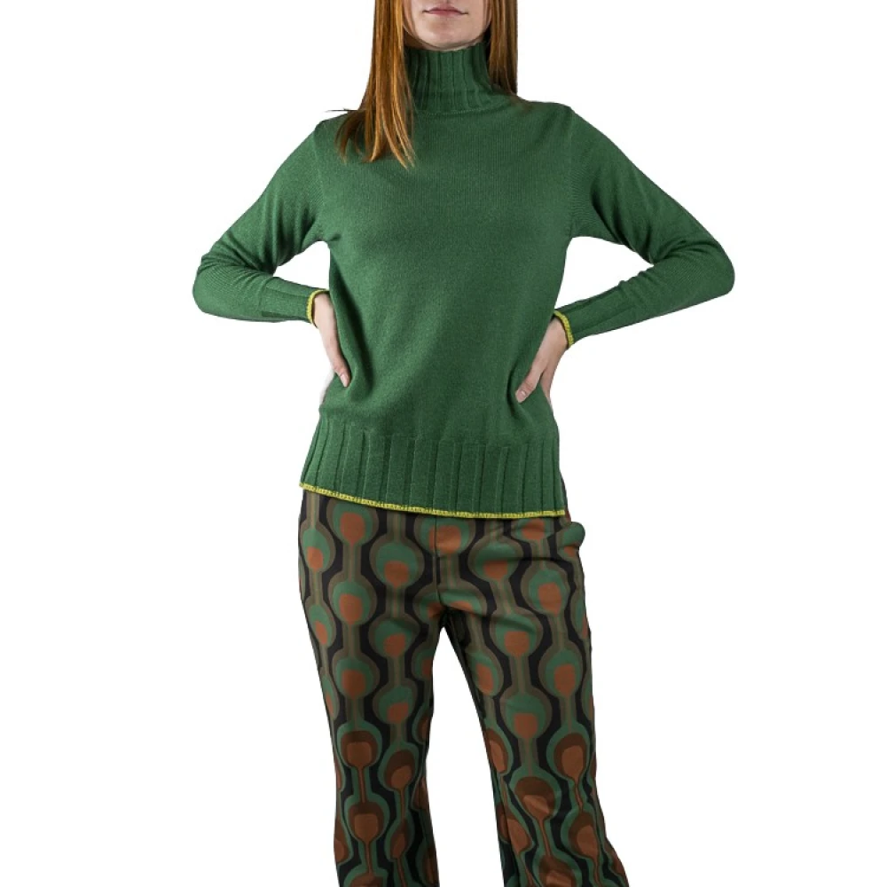 Maliparmi Nieuwe Softwool Aw23 Green Dames