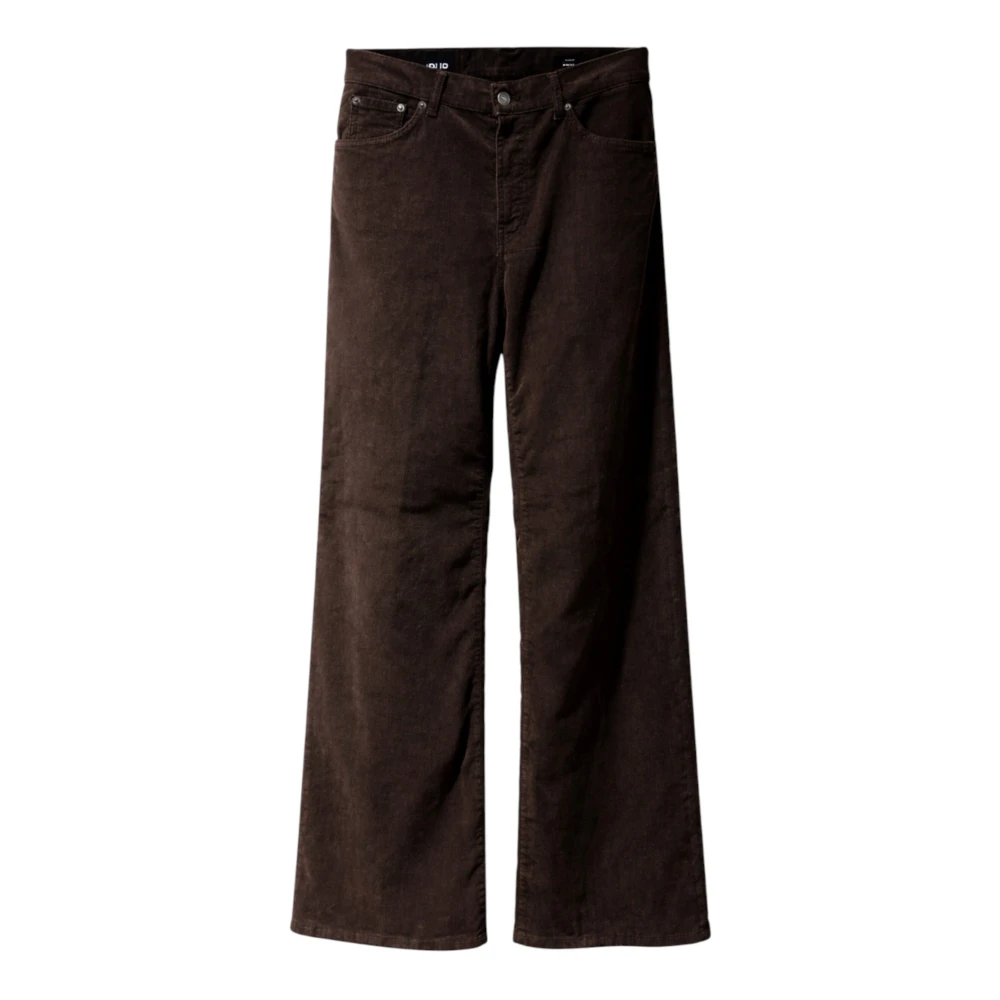 Dondup Women's Brown Wide Jeans, W27, Amber Wide Jeans