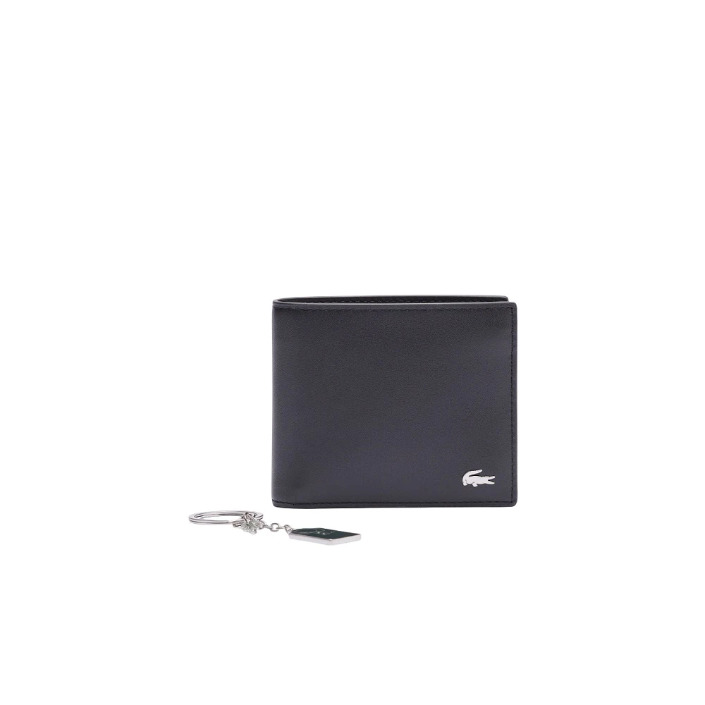Lacoste Zwarte Portemonnee Black Heren
