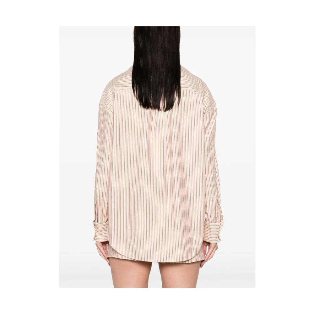 Faithfull the Brand Beige Button-Up Shirt Beige Dames