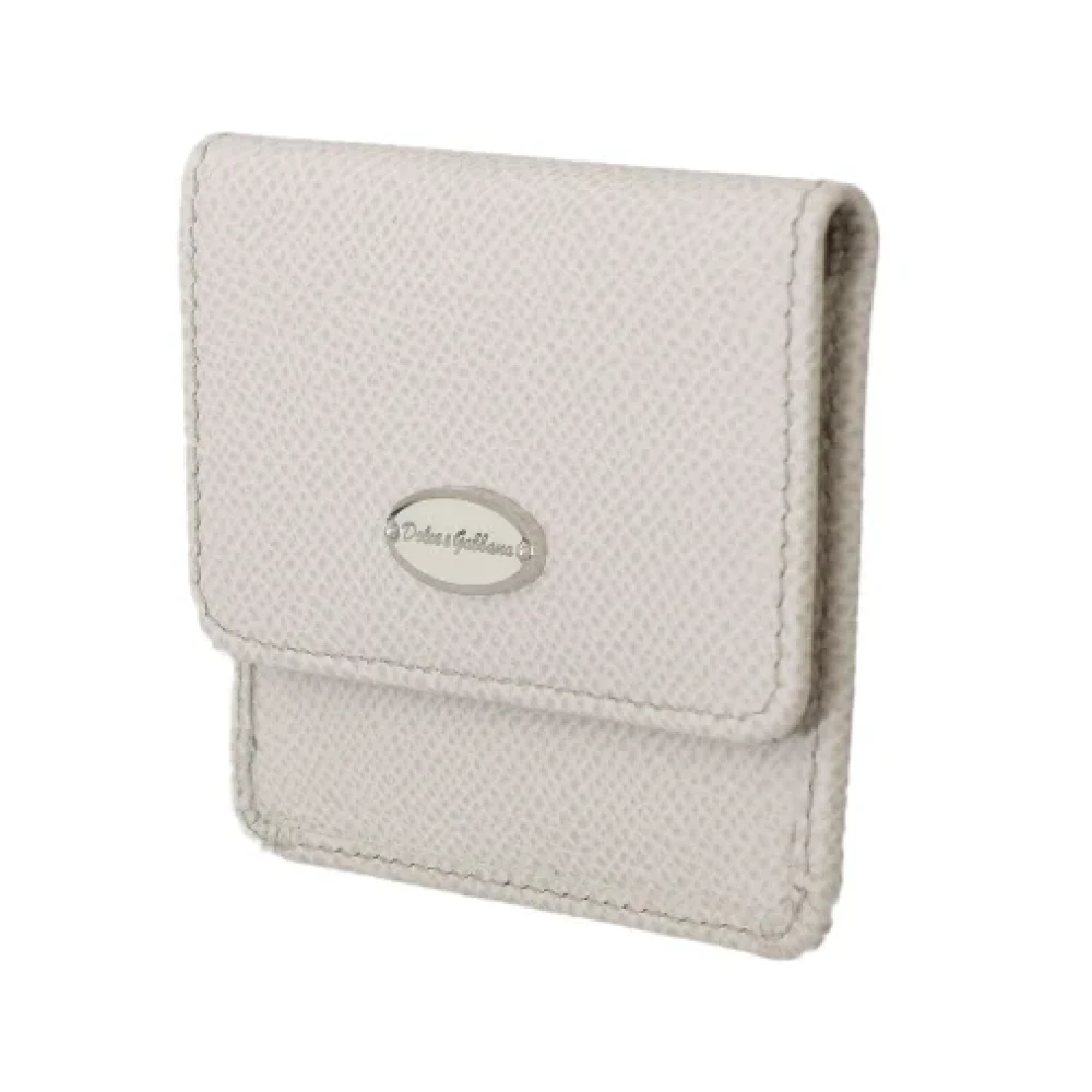 Dolce & Gabbana Pre-owned Leather wallets Gray Dames
