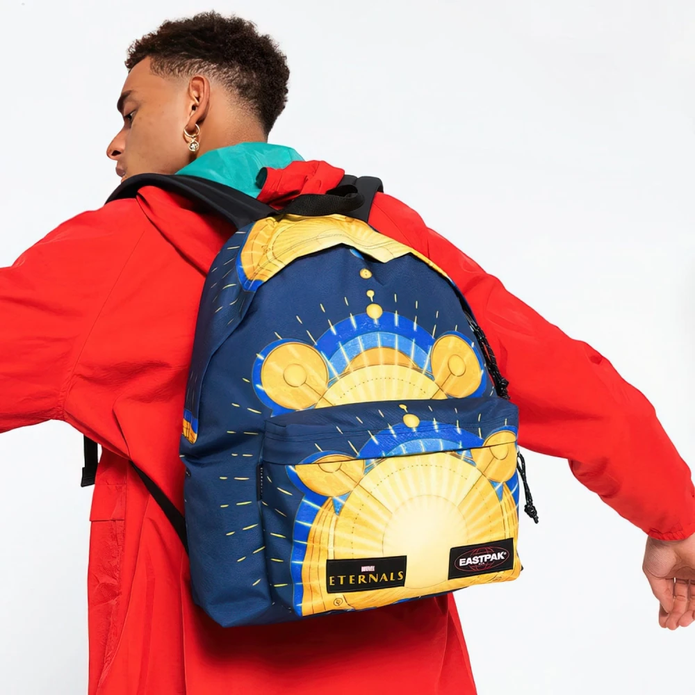Eastpak Unisex Rugzak Gewatteerd Pak'r Eternals Ikaris Navy Multicolor Heren