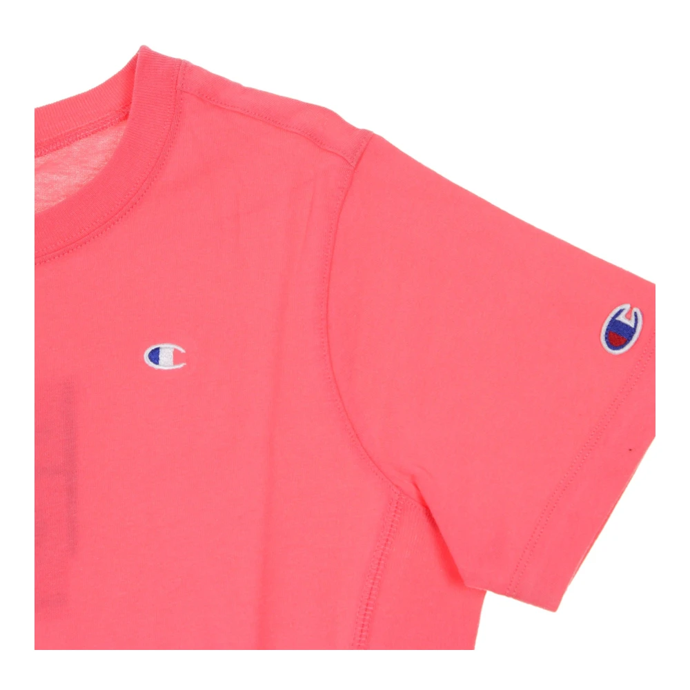 Champion Roze Crewneck Tee voor Vrouwen Pink Dames