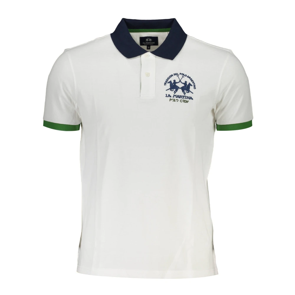 LA MARTINA Polo Shirt Korte Mouwen Wit Heren White Heren