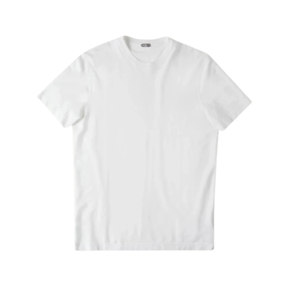 Zanone Witte T-shirts en Polos White Heren