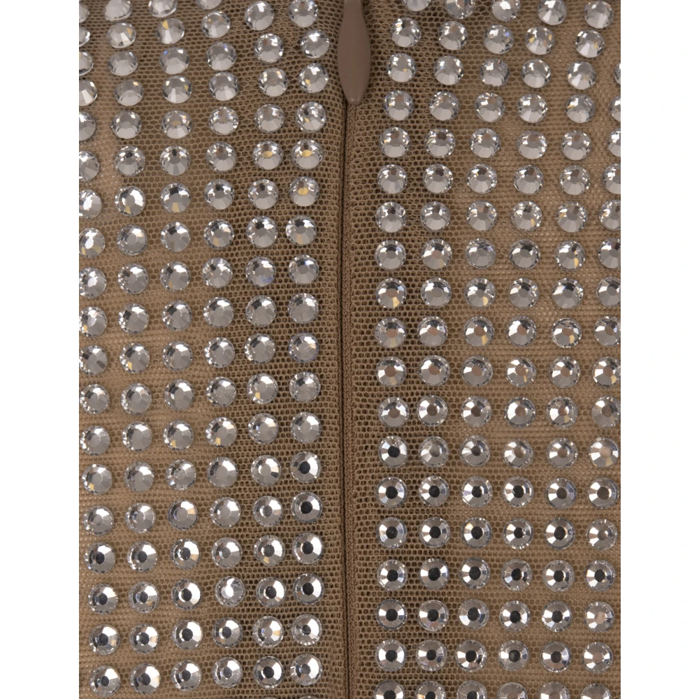 Giuseppe Di Morabito Bezaaid Rhinestone Crew-neck T-shirt Brown Dames