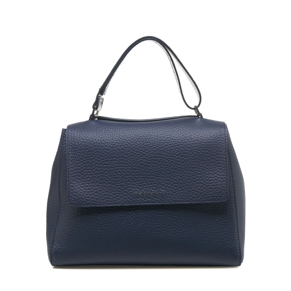 Orciani Blauwe Handtas Sveva Soft Blue Dames