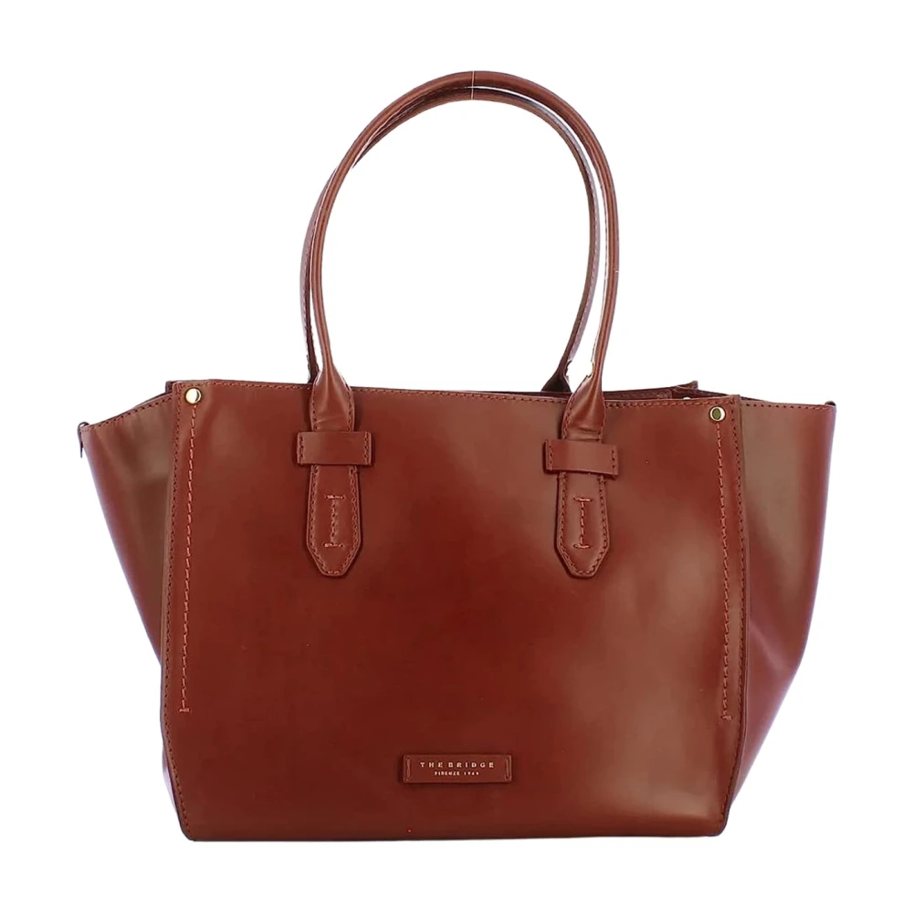 The Bridge Women's Brown Leather Shoulder Bag For