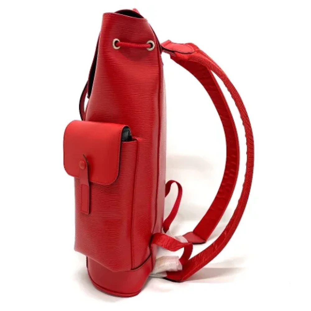 Louis Vuitton Vintage Pre-owned Leather louis-vuitton-bags Red Dames