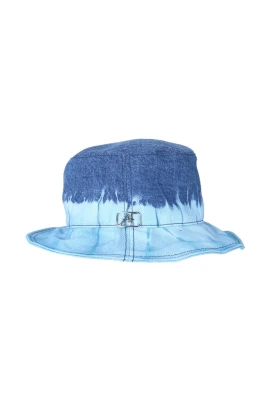 Denim Bucket Hat med Tie-Dye Effekt