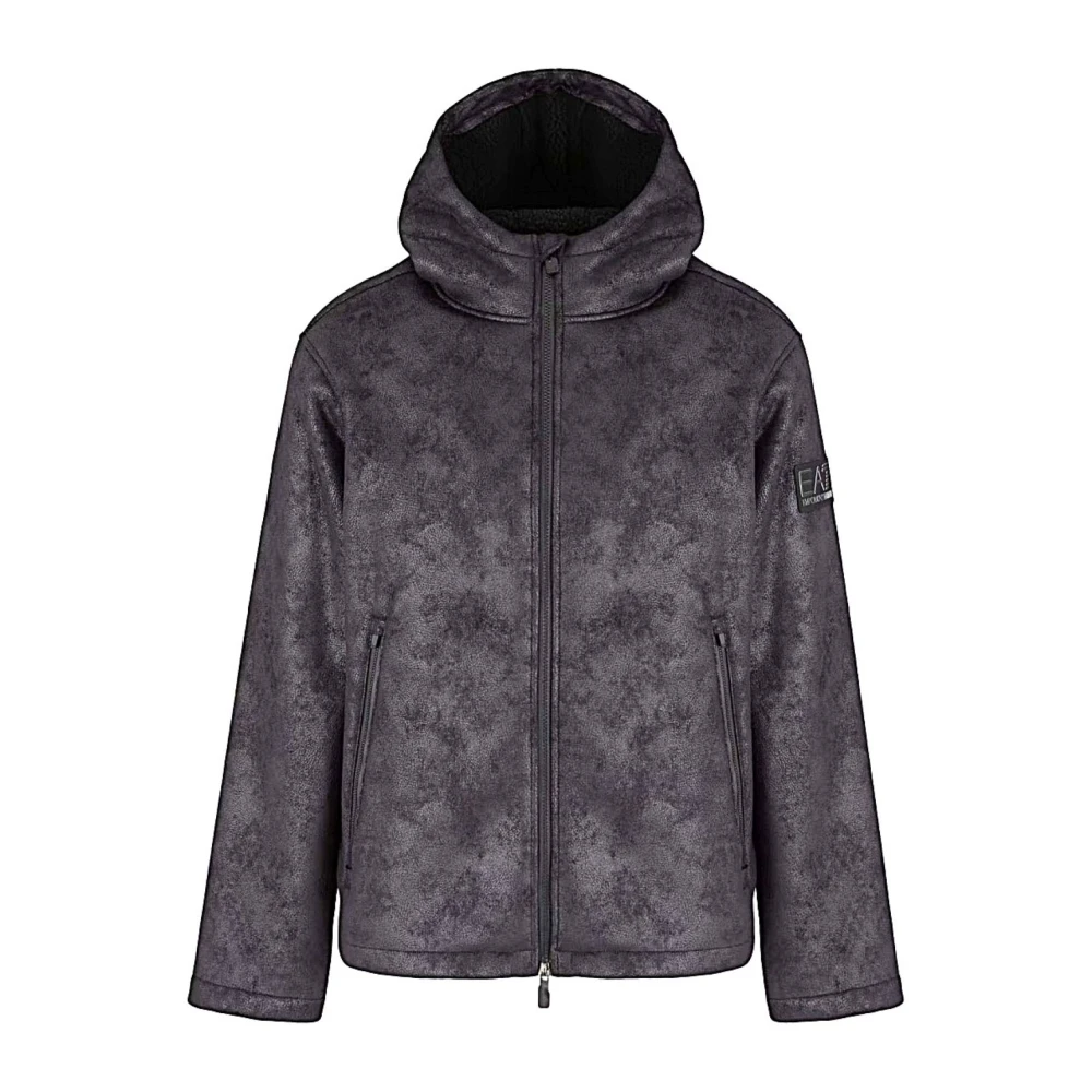 Emporio Armani Ea7 Men's Gray Winter Jackets, L, Giubbotto
