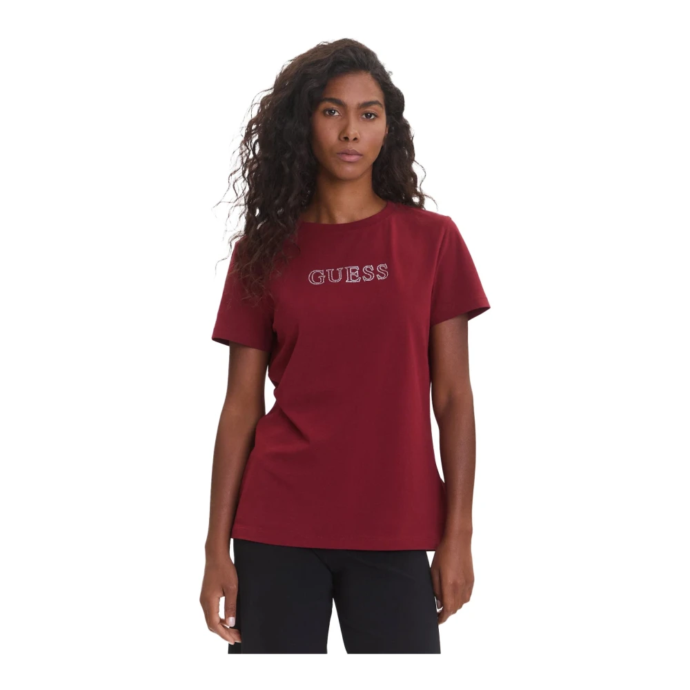Guess - Tops > T-Shirts - Red - Guess - Modalova