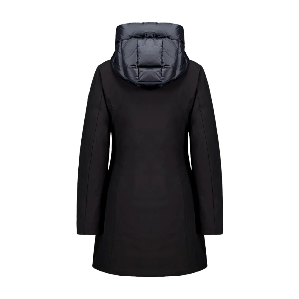 Ciesse Piumini Zwarte Slim Fit Gewatteerde Nylon Jas Black Dames