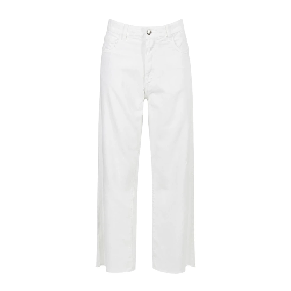 Icon Denim Women's White Wide Jeans, W27, Jill Jeans