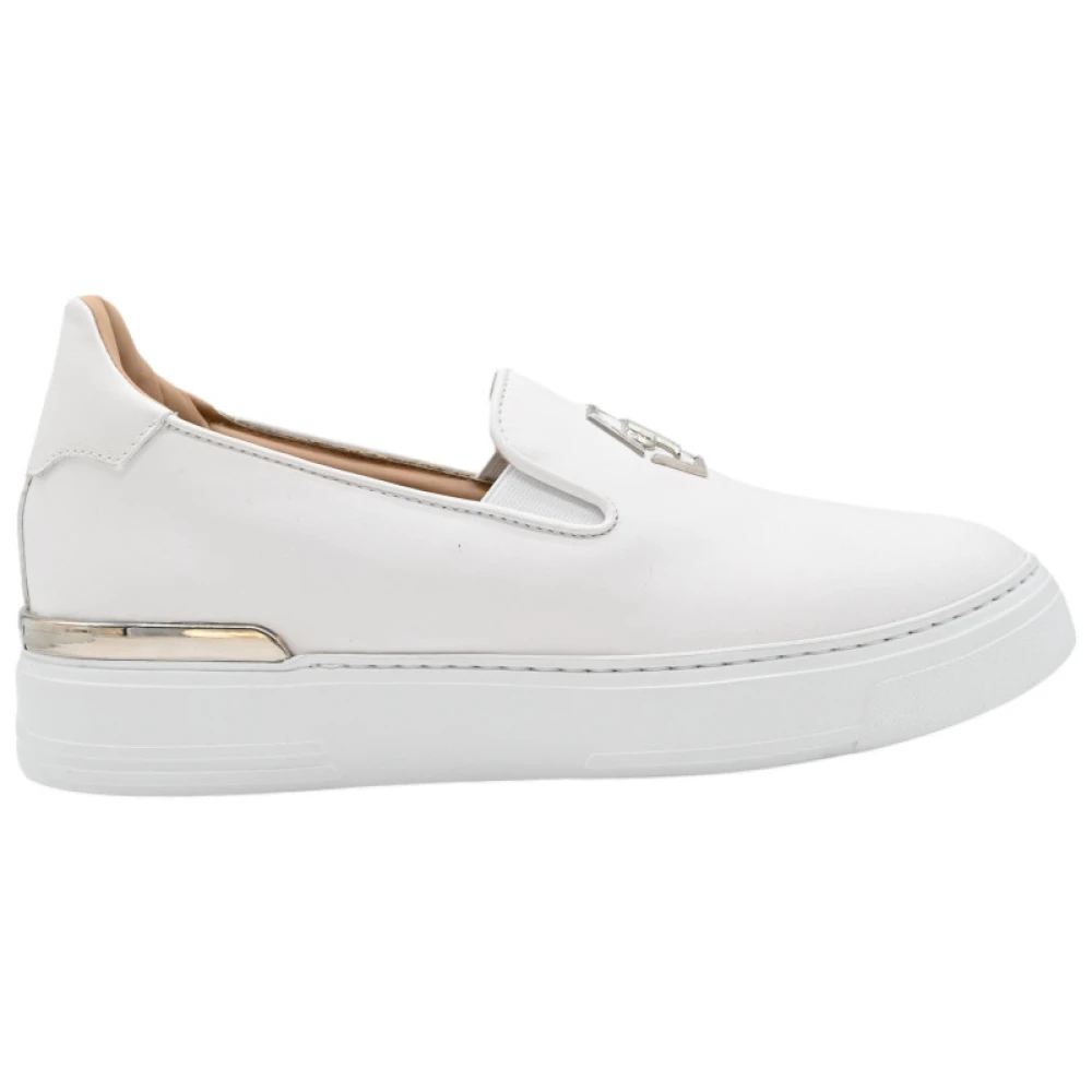 Philipp Plein Vita Diamanti och Skull Sneakers White, Dam