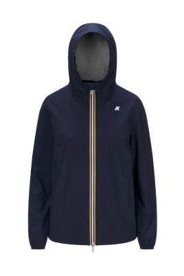 Blå Kort Jacka Polyester