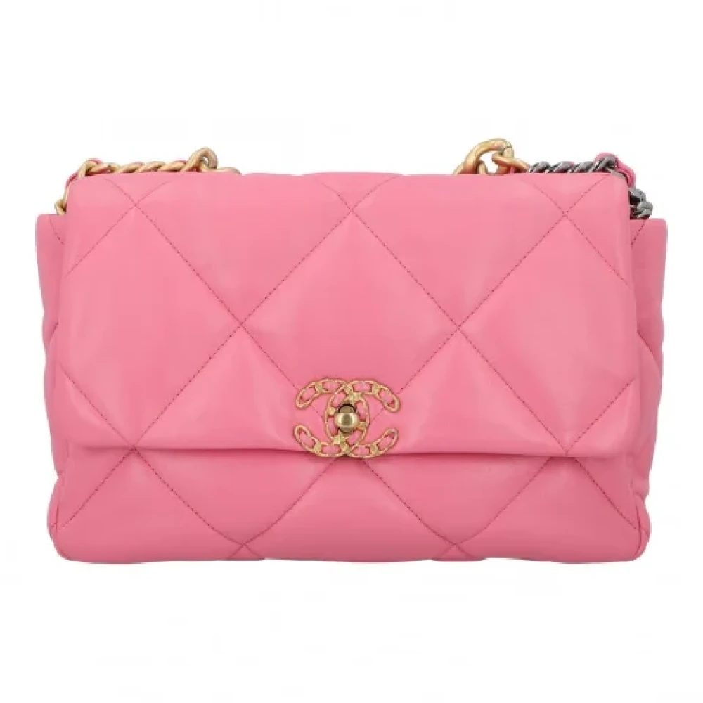 Chanel Vintage Pre-owned Fabric chanel-bags Pink Dames