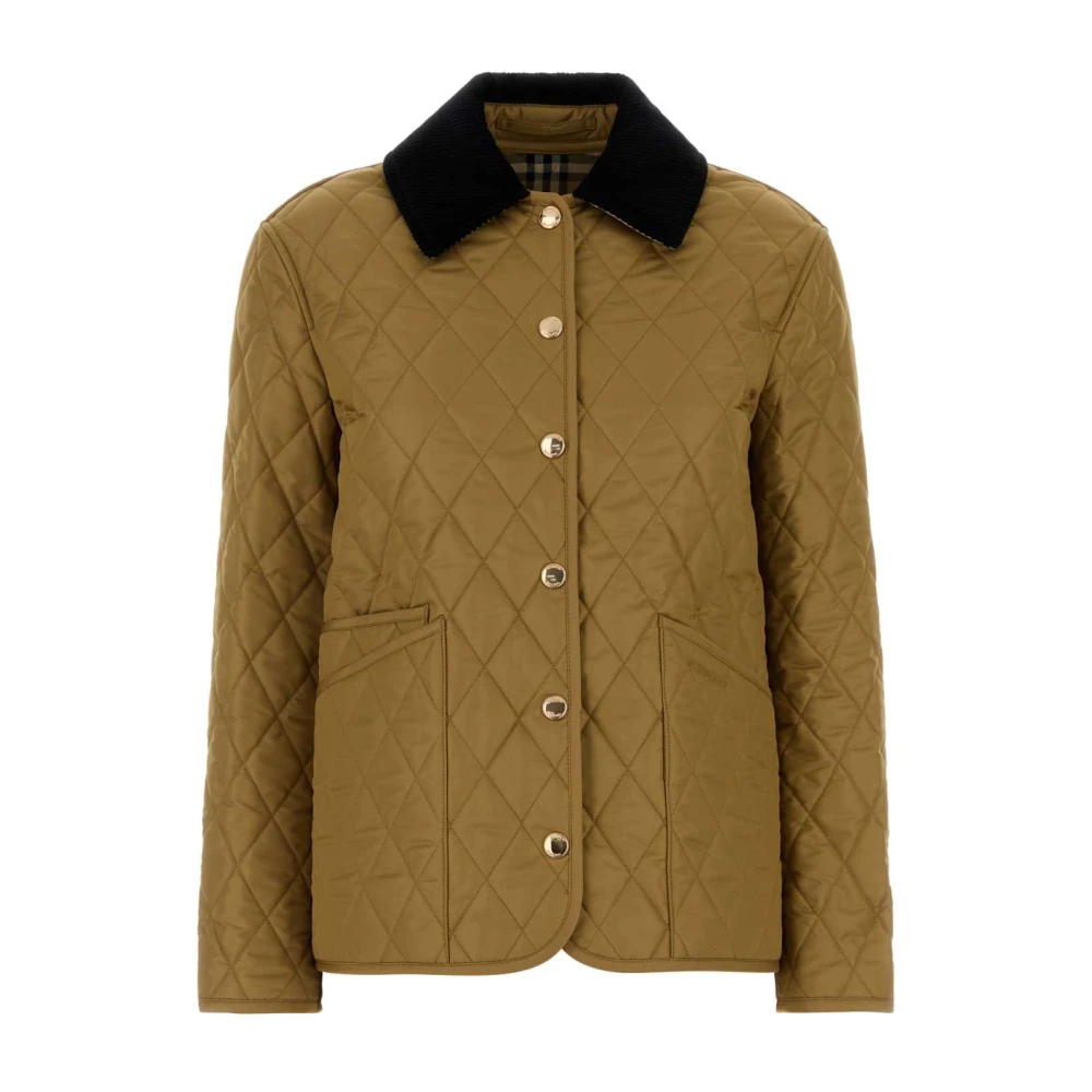 Burberry Women's Brown Light Jackets, L, Dranefeld Jacket