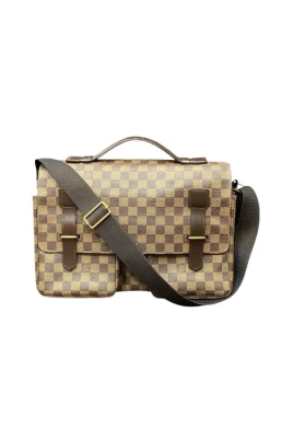 Pre-owned Broadway Damier Axelremsväska