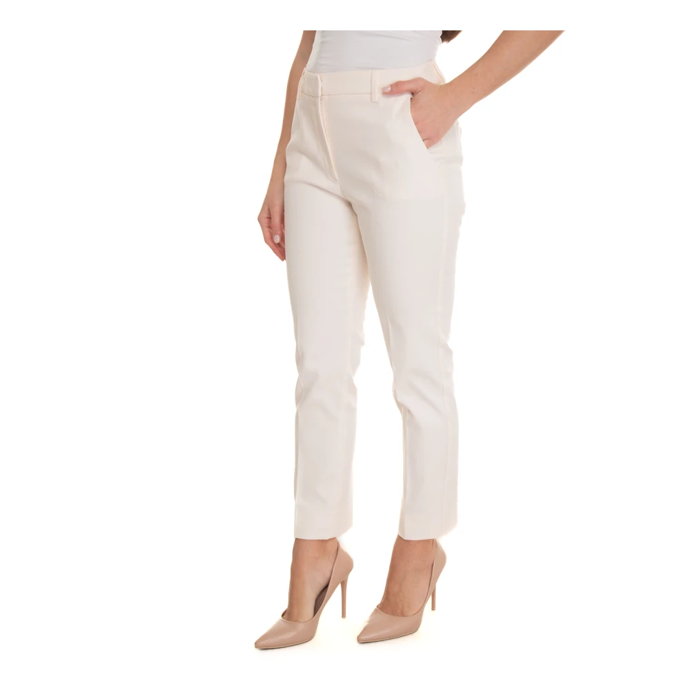 Max Mara Weekend New York Style Broek met Amerikaanse Zak White Dames