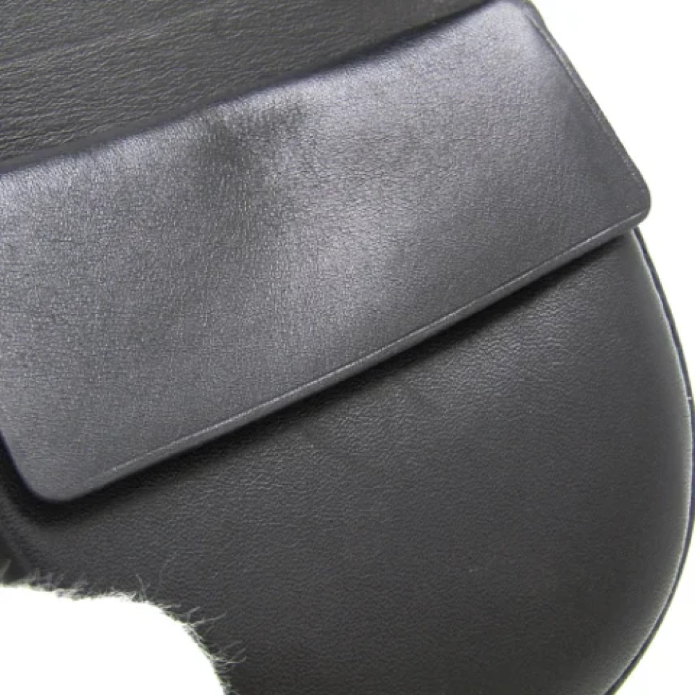 Prada Vintage Pre-owned Leather wallets Black Dames