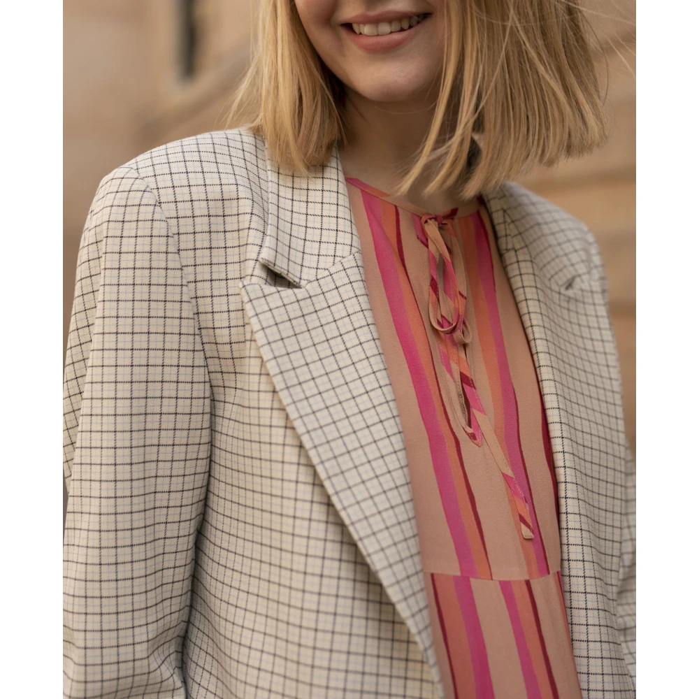 SPORTMAX Tiziana V-Hals Jurk Multicolor Dames