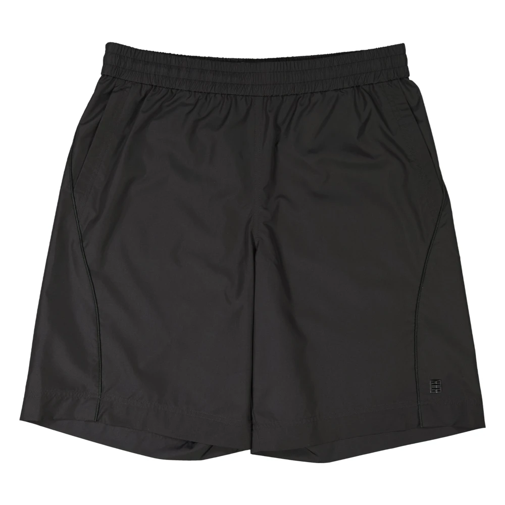 Givenchy Men's Black Beachwear, M, 4G Swimwear Spring-Summer 2025