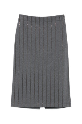 grey-cotton-straight-hem-skirt