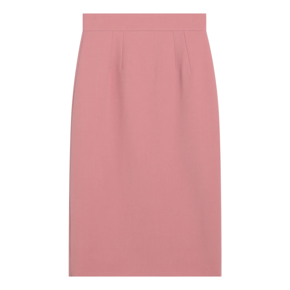 Dolce & Gabbana Lange rok in trendy stijl Pink Dames