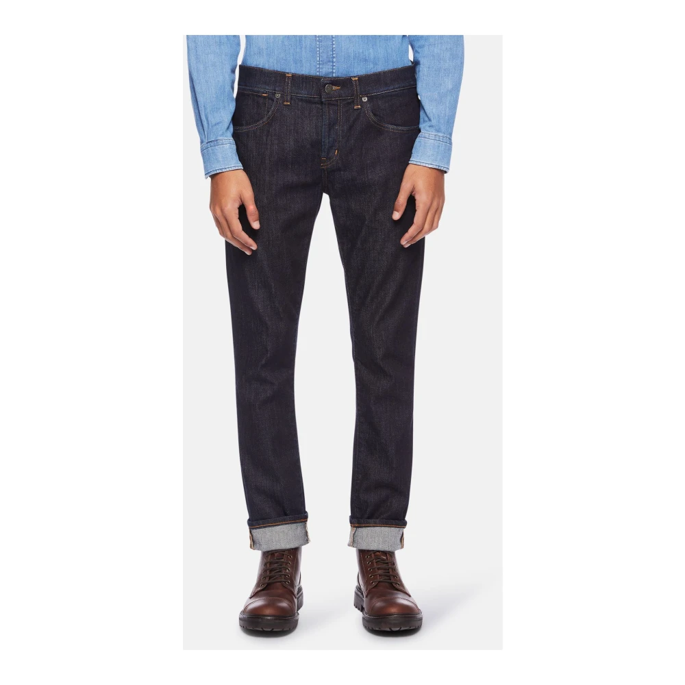 Dondup Slimme Denim Stretch Jeans Blue Heren
