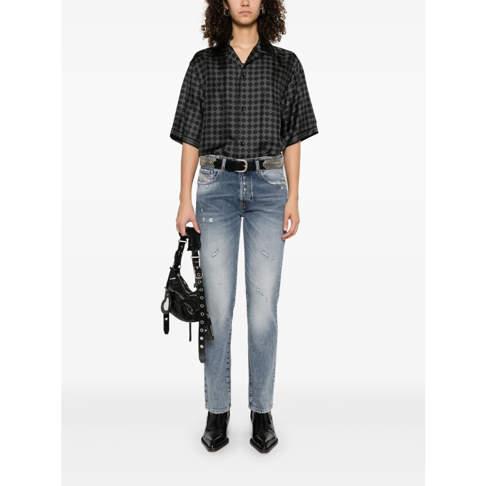 Diesel Vintage Denim Jeans 1989 Collection Blue Dames