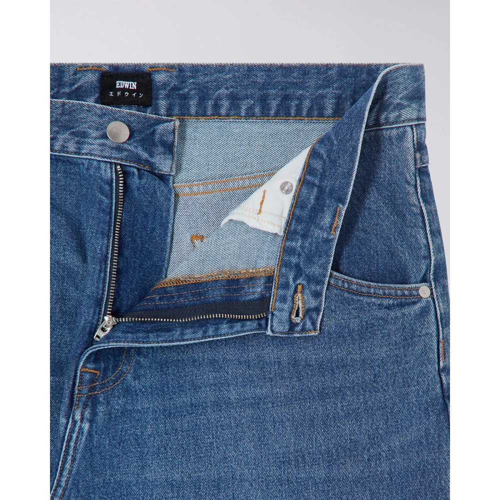 Edwin Straight Jeans Blue Heren