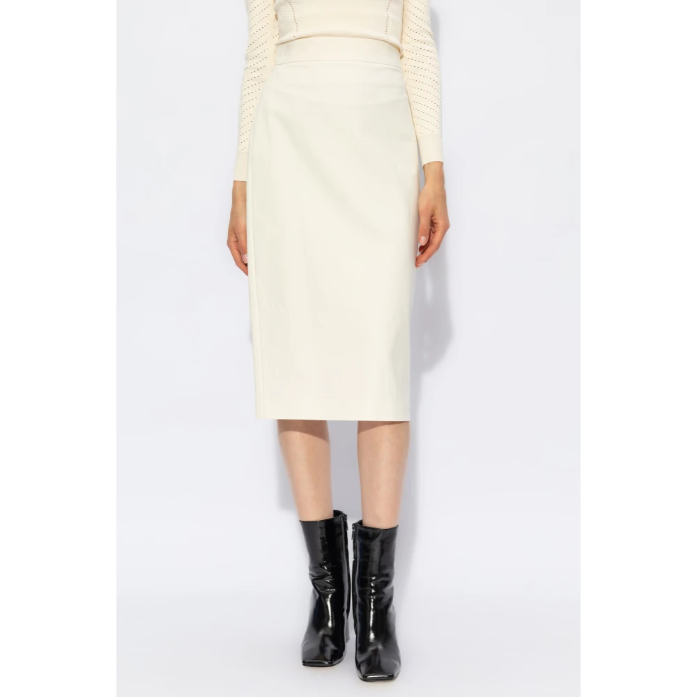 Max Mara Kokerrok 'Eden' White Dames