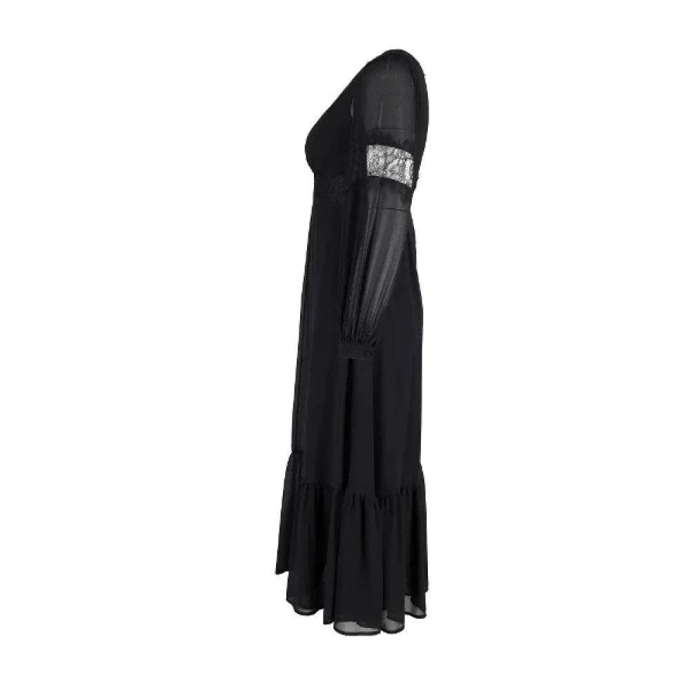 Michael Kors Pre-owned Silk dresses Black Dames