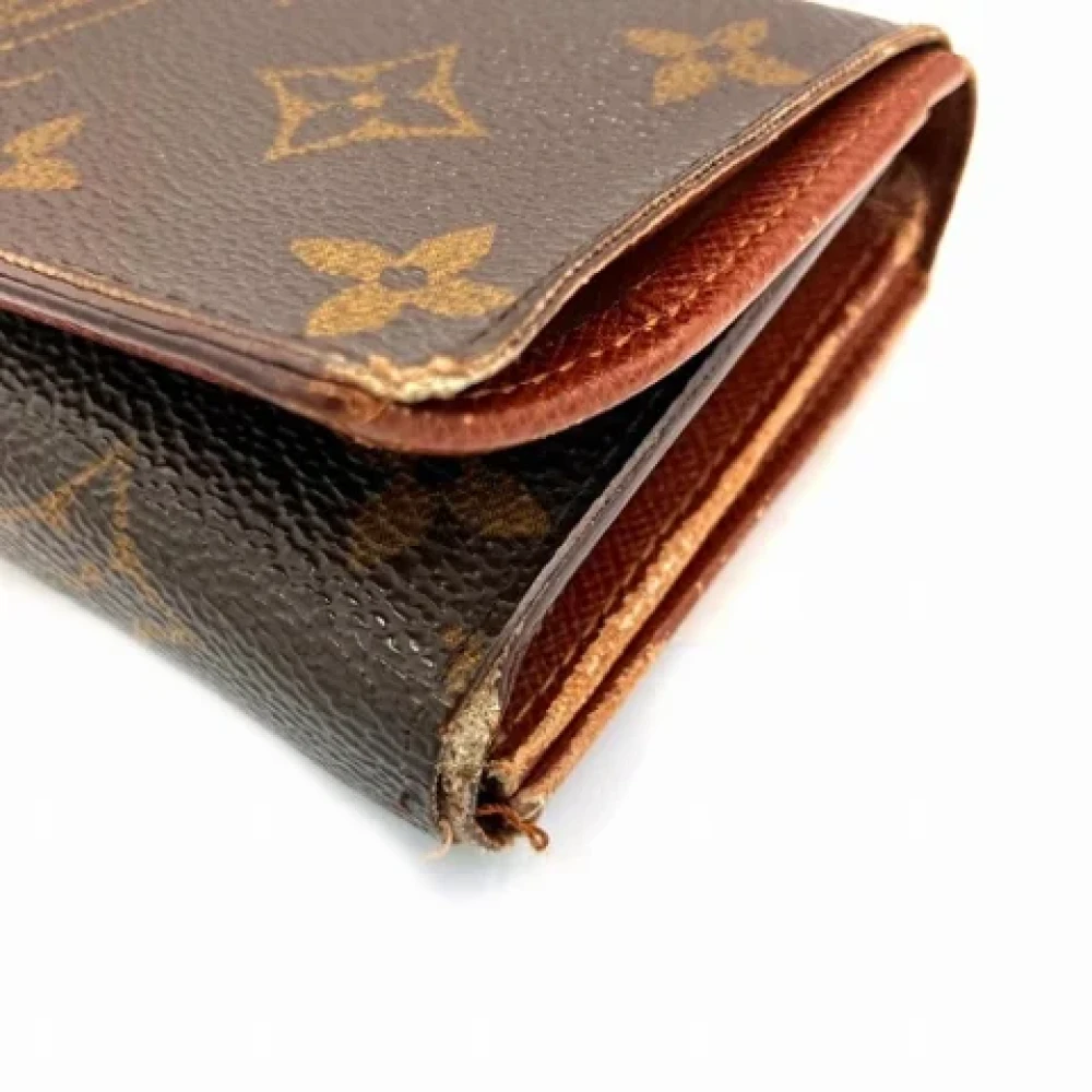 Louis Vuitton Vintage Pre-owned Canvas wallets Brown Dames