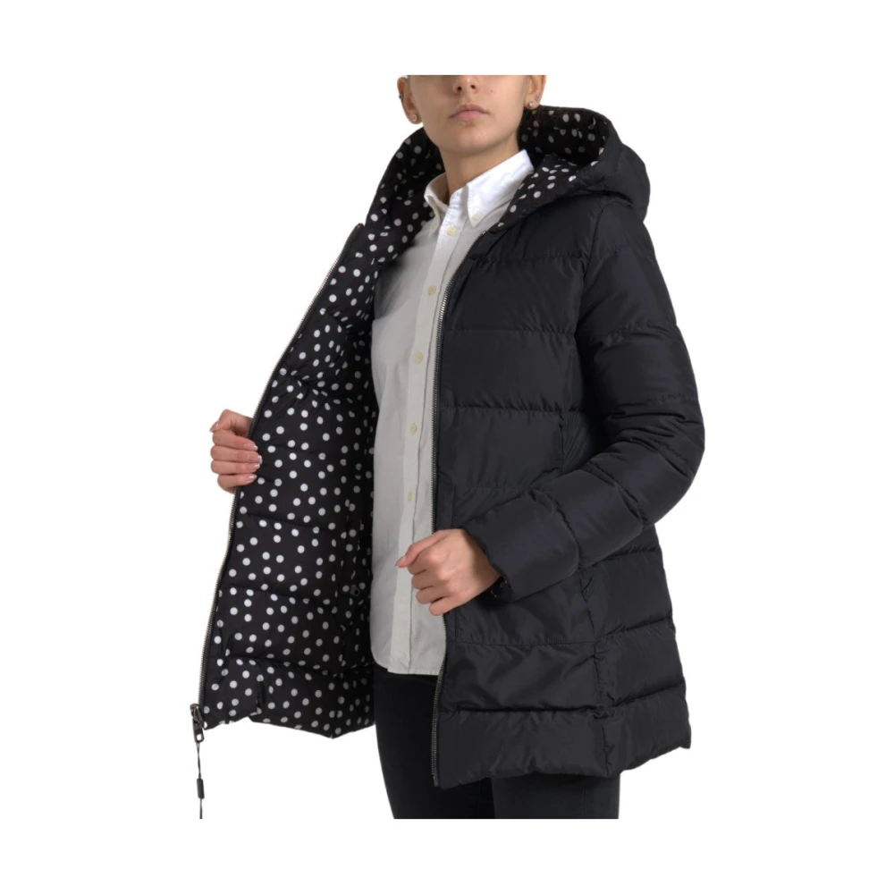 Dolce & Gabbana Elegante zwarte hoodie met rits Black Dames