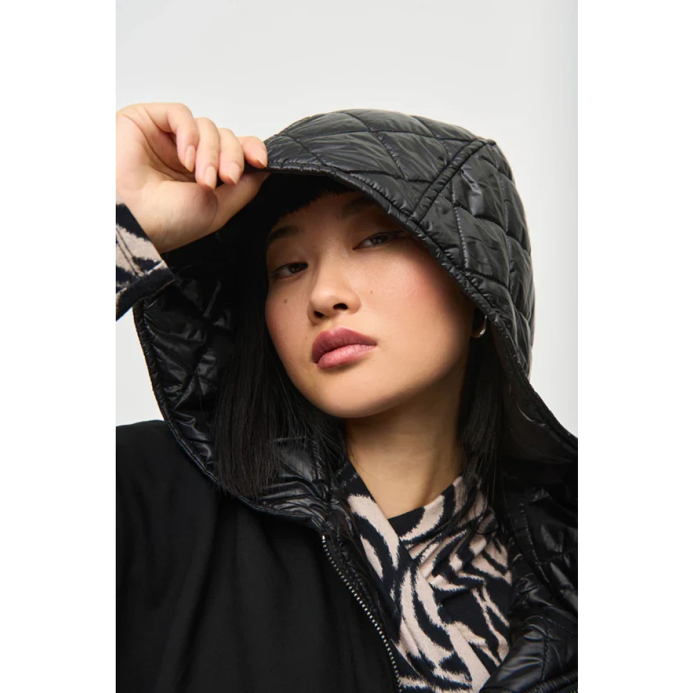 Joseph Ribkoff Zwarte Jassen voor Stijlvolle Outfits Black Dames