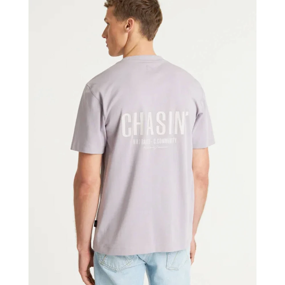 Chasin Korte Mouw T-shirt Mayor Purple Heren