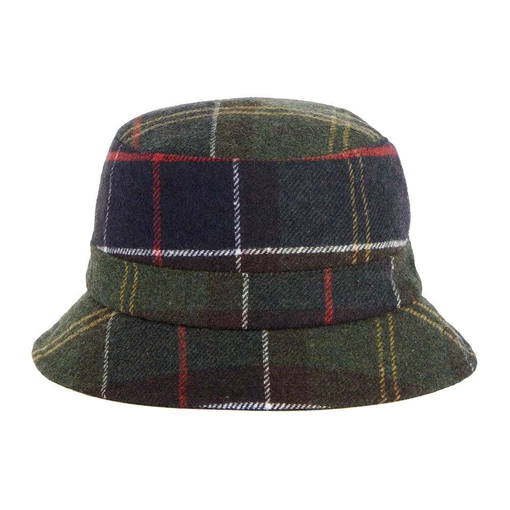 Barbour Heidi Tartan Sporty Hat Green Heren