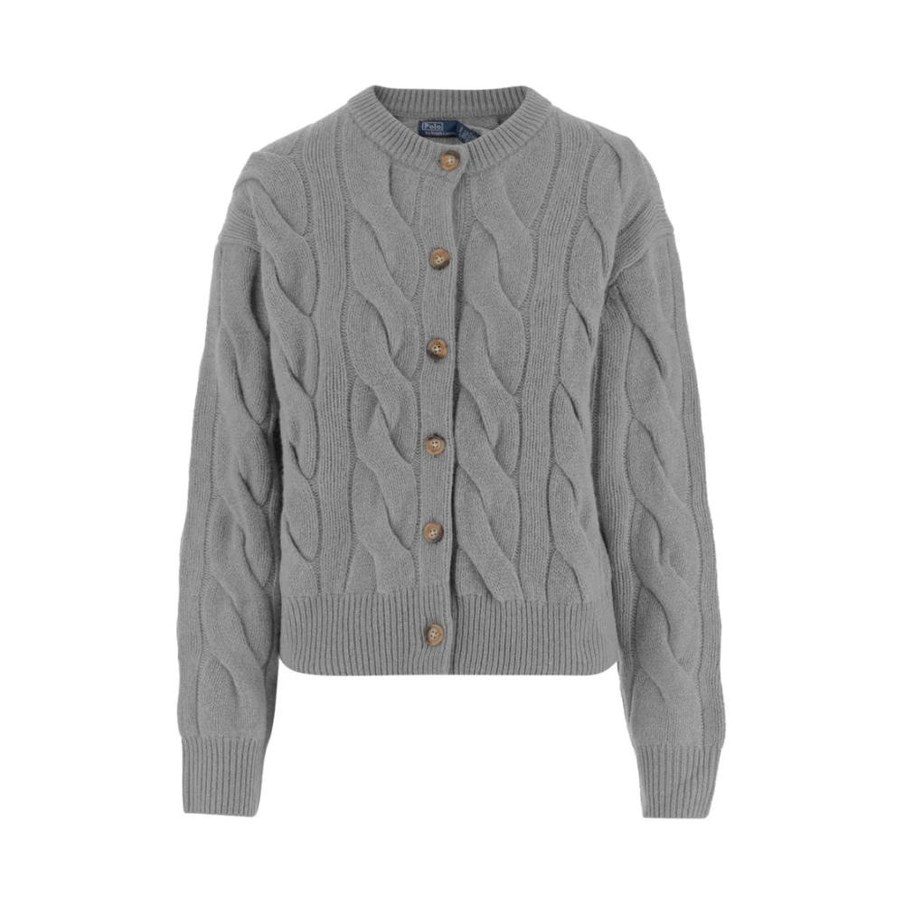 Polo Ralph Lauren Damen Grau Braided Cardigan