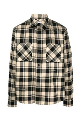 check-print-flannel-shirt