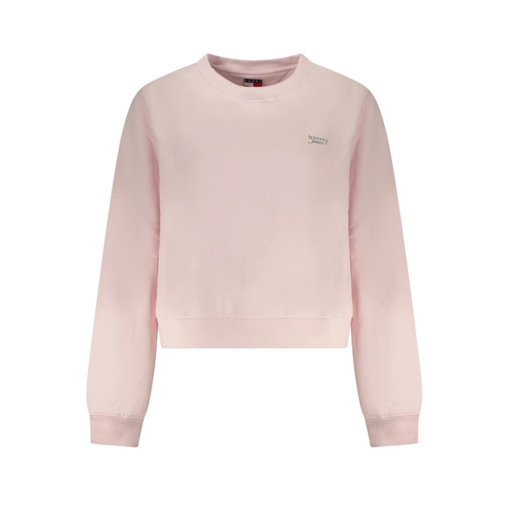 Tommy Hilfiger Women's Pink Sweatshirts, M, Fleece