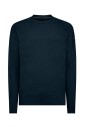 jersey-bleu-marine-en-velours-doux-a-col-rond