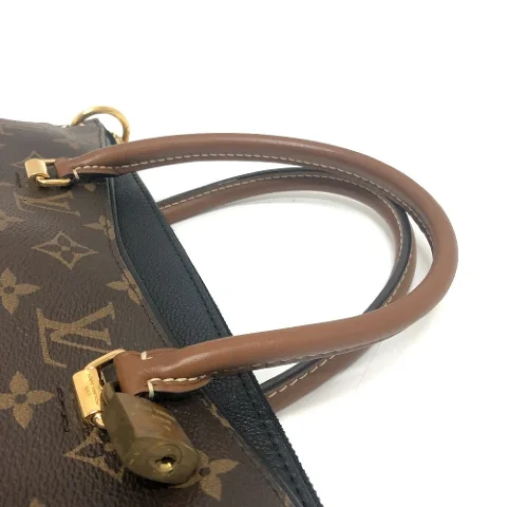 Louis Vuitton Vintage Pre-owned Cotton louis-vuitton-bags Brown Dames